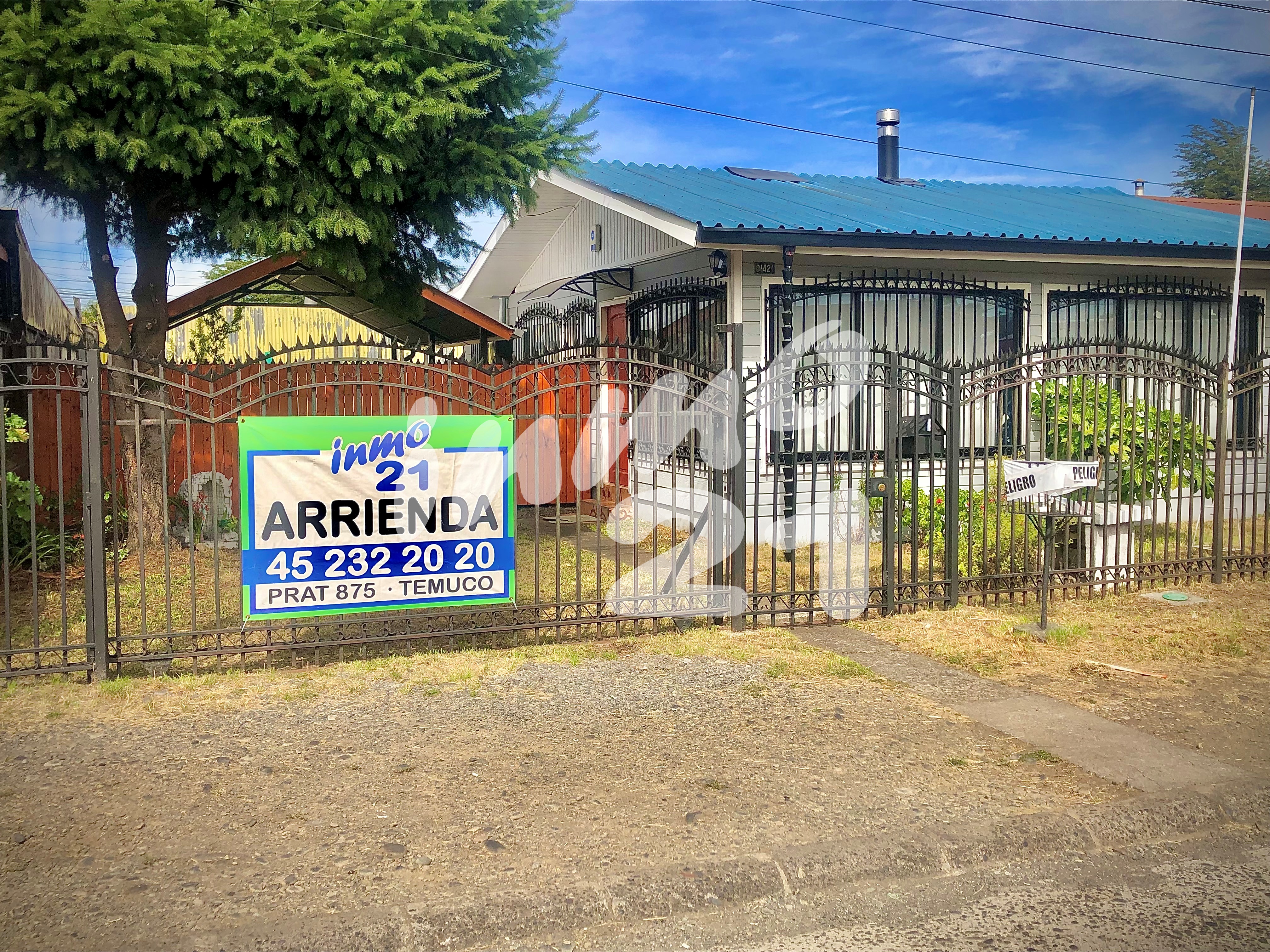 Arriendo casa remodelada en Trapiales-Temuco -9473